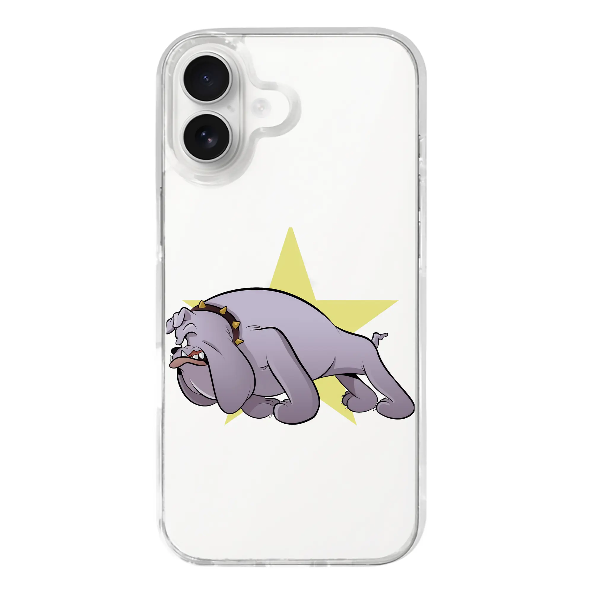 トムとジェリー グッズ スパイク - iPhone 17シリーズ 透明スマホケース – 薄型・耐衝撃・精密フィット保護カバー